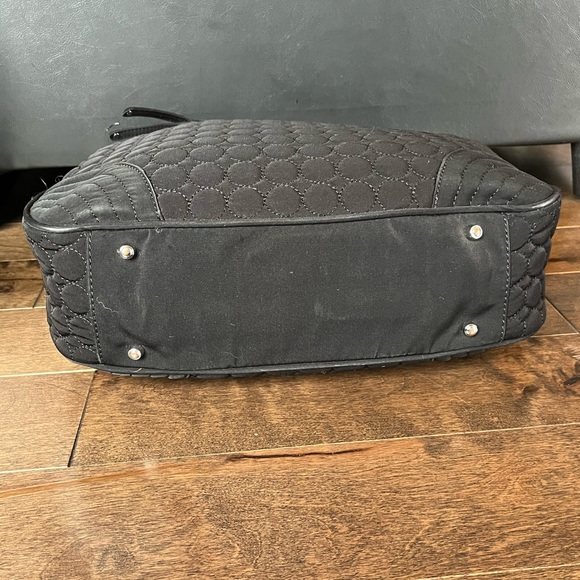 Vera Bradley black quilted dbl handle shopper tote - Picture 6 of 12